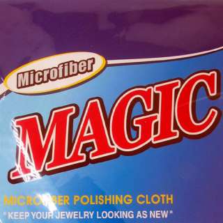 Microfiber Cleaning Cloth Diamond Gold Silver Jewelry Professional 