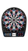   LCD ELECTRONIC DARTBOARD GAME W/26 GAMES TARGET FACE TOURNAMENT DARTS