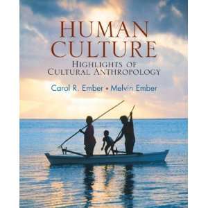   of Cultural Anthropology [Paperback] Melvin R. Ember Books