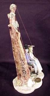 Nuova Capodimonte Swinging Couple Figurine Savastano  