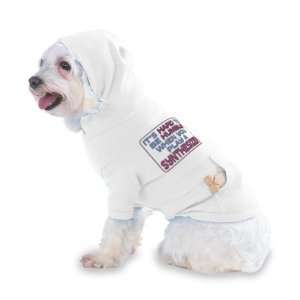   SYNTHESIZER Hooded T Shirt for Dog or Cat MEDIUM   WHITE