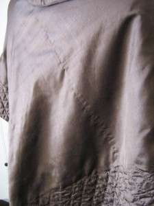 Rare antique pre  Victorian 1825 35 quilt silk Pelerine Mantle  