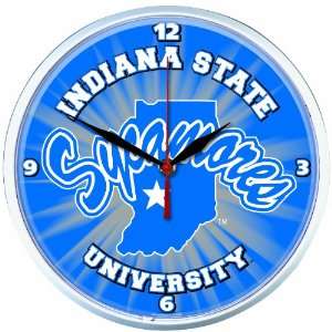  NCAA Indiana State Sycamores Round Clock Sports 