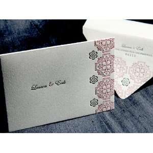  unisonne couture letterpress personalized folded notes 