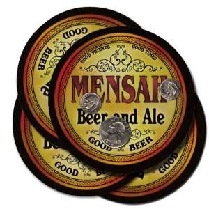  MENSAH Family Name Beer & Ale Coasters 