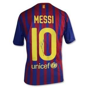  Icons Messi Signed Barcelona Jersey