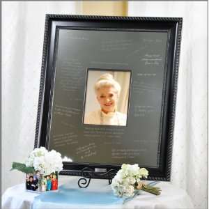  Funeral Guestbook Elegant Signature Frame Office 