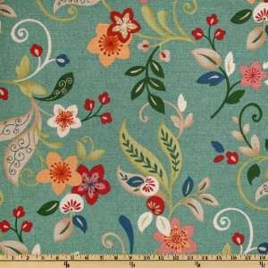  54 Wide Swavelle/Mill Creek Tracey Aqua Fabric By The 