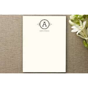  Classic Monogram Personalized Stationery Health 