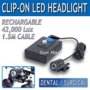Portable Dental Surgical LED Head Light Dentist Loupes  