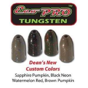 ECO PRO Tungsten Worm Weights 5/16 oz Brown Pumpkin  