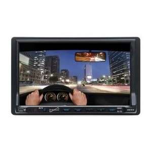 Supersonic SC 733 7  CD DVD Double DIN Car Stereo W/Card Slot 