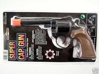 Novelty SUPER CAP GUN ~ Fires 8 shot Ring Caps  