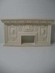 Dollhouse Cast Resin Fireplace F5 Grand Baroque  