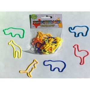  Zoo Shaped Silly Rubber Bands Bandz  lot of 72 Bandz (Zoo 