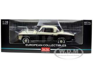   IVORY / RED 1/18 DIECAST CAR MODEL BY SUNSTAR 657440035668  