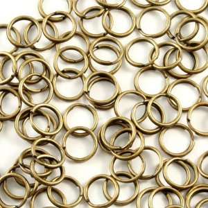  9mm Brass Oxidized Split Rings Arts, Crafts & Sewing