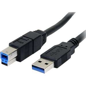  SuperSpeed USB 3.0 Cable A to B   M/M. 3FT BLACK USB SUPER SPEED USB 