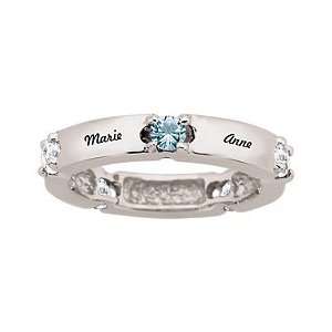  Aquamarine Birthstone Ring Jewelry