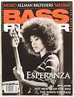 bass player magazine esperanza spalding allman brothers joey vera very