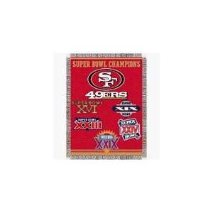  San Francisco 49ers Super Bowl Commemorative Woven 