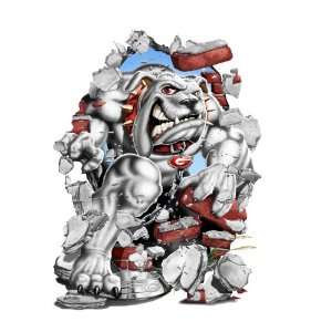  Georgia Bulldogs Mascot Wallcrasher
