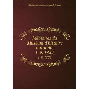   1822 MusÃ©um national dhistoire naturelle (France) Books