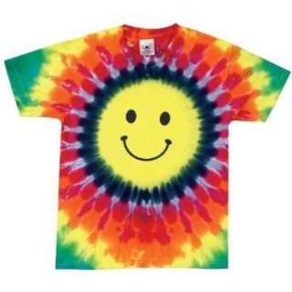  Happy Face Tie Dye Youth T Shirt Clothing