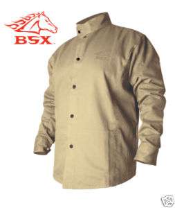 BSX­ Stryker FR Welding Jacket BXTN9C Black Stallion 2X  