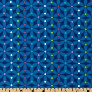  44 Wide Summersault Pinwheel Midnight Fabric By The Yard 
