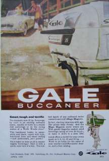 1959 Ad   GALE BUCCANEER 35 HP SOVEREIGN OUTBOARD MOTOR GALESBURG IL 