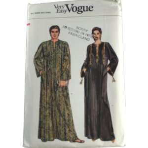   Sewing Pattern Misses and Mens Caftan Size All Arts, Crafts & Sewing