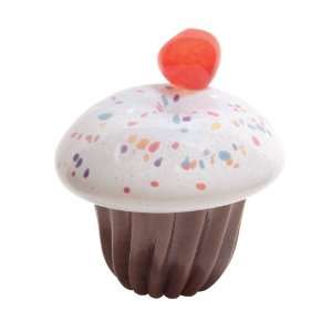  Caithness Vanilla Cupcake Birthday Glass Paperweight