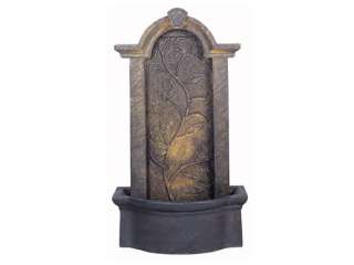 Meadow Floor Water Fountain Bronze Elegant Vine Design  
