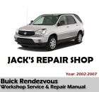 Buick Rendezvous Service Repair Manual CD 2002 2007