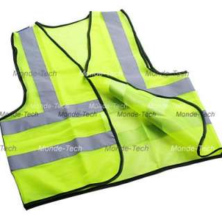 Hi Viz High Visibility Safety Reflective Stripe Vest M  