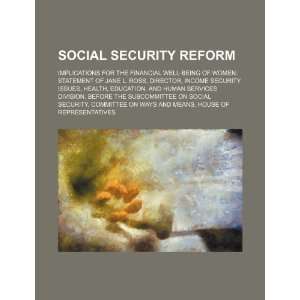  Social security reform implications for the financial well 