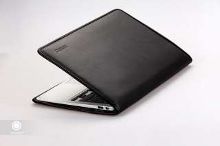 GGMM New Black Leather briefcase for 11 Mac Book Air  
