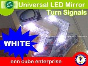 WHITE LED Flashing Strobe Car Indicator Turning Sign Signal Arrow 