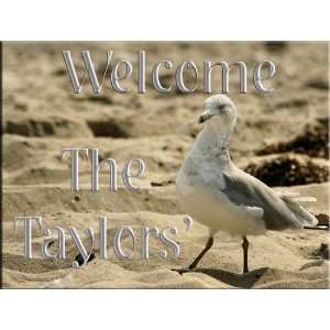  Sea Gulls Personalized Ceramic Welcome Sign Kitchen 