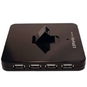    Koutech 13 Port Hi Speed USB 2.0 External Hub (Black) Electronics