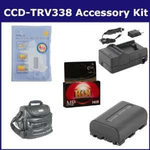 CCD TRV338 Camcorder Accessory Kit includes VID90C Case, HI8TAPE Tape 