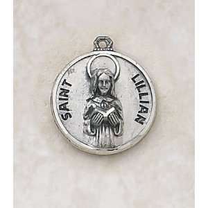  Sterling Silver St. Lillian with 18 Chain. Jewelry