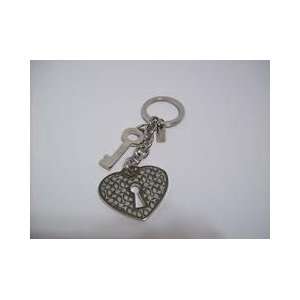  Coach Signature Lock and Key Key Chain / Key Fob Office 