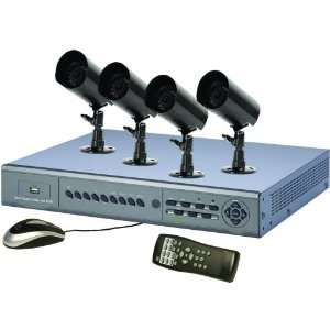   channel Dual Codec Internet Dvr With 4 Outdoor Cameras Electronics