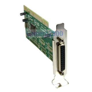 Low Profile 1 Port Parallel PCI Controller Card Adapter  