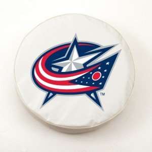  Columbus Blue Jackets White Tire Cover, Small