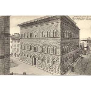   1910 Vintage Postcard Palazzo Strozzi Florence Italy 