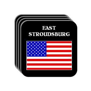US Flag   East Stroudsburg, Pennsylvania (PA) Set of 4 Mini Mousepad 