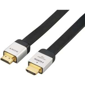 NEW SONY DLCHE20HF FLAT HIGH SPEED HDMI(TM) CABLE, 6.6 FT (DLCHE20HF)